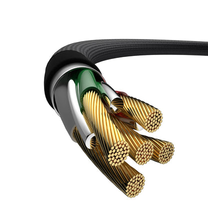 Cable de Datos y Carga USB-C - USB-C DEVIA EC641, 240W, 1m, Negro