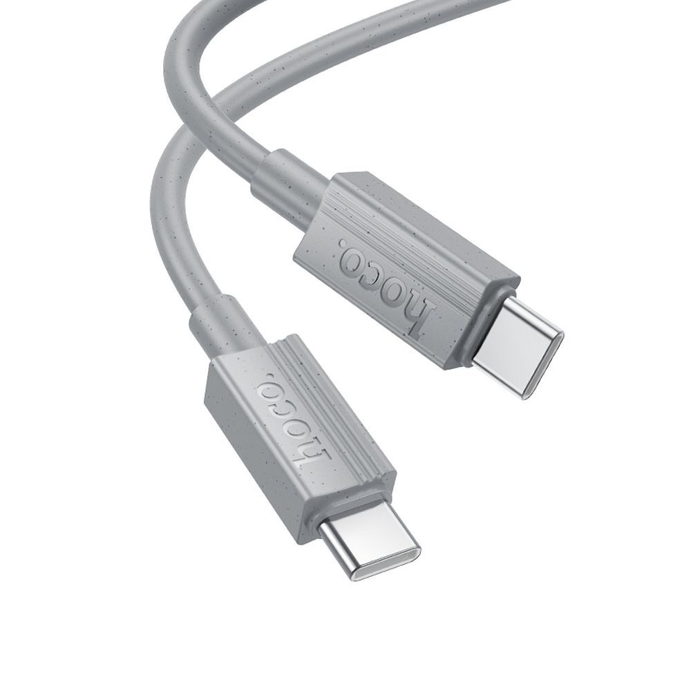 Cable de Datos y Carga USB-C - USB-C HOCO X107, 60W, 1m, Gris