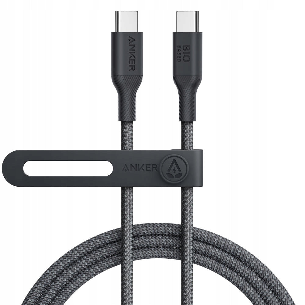 Cable de carga y datos USB-C - USB-C Anker 544, 140 W, 1,8 m, negro A80F6H11 