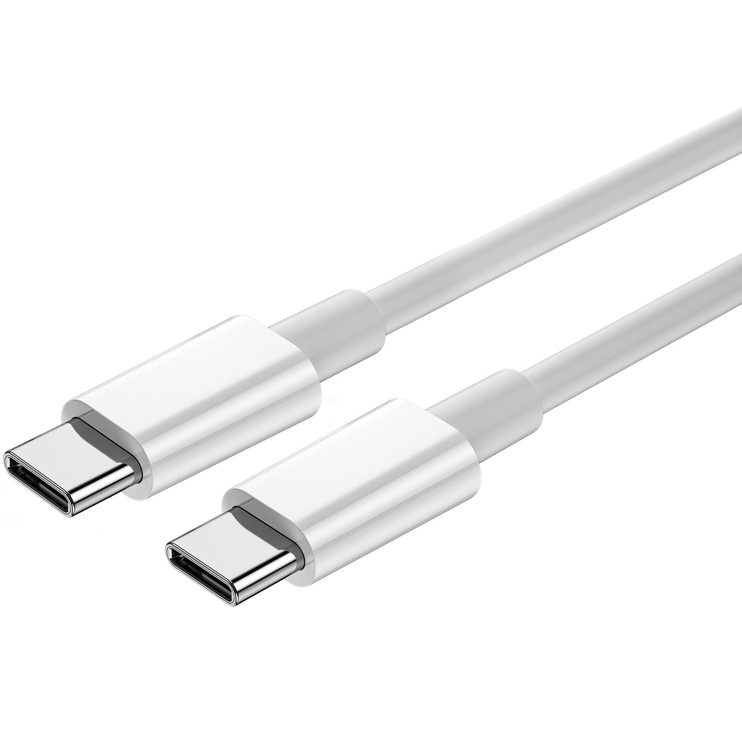 Cable de carga y datos USB-C - USB-C WiWu C008, 100W, 1,2m, Blanco 