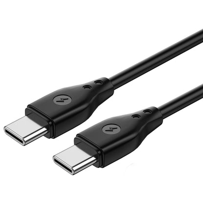 Cable de carga y datos USB-C - USB-C WiWu Wi-C002, 67W, 1m, Negro 