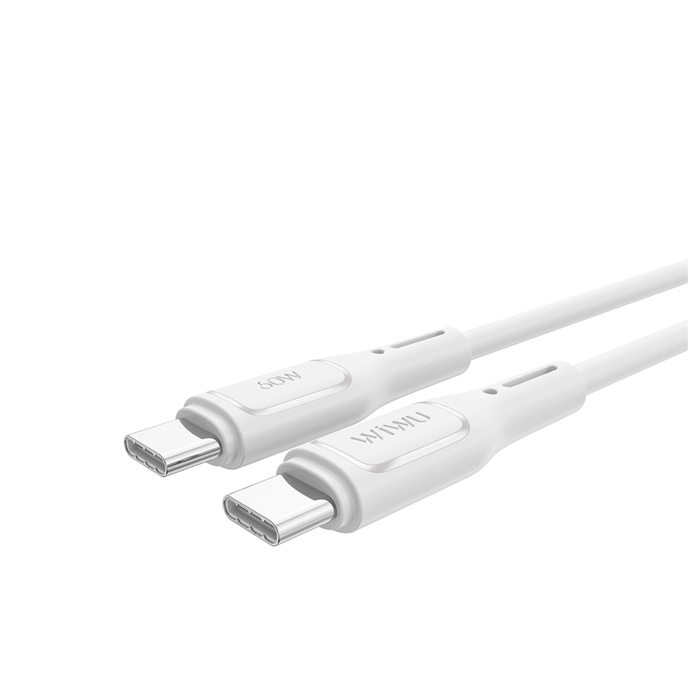 USB-C - Cable de carga y datos USB-C WiWu Wi-C043E Starlink, 60W, 1m, Blanco