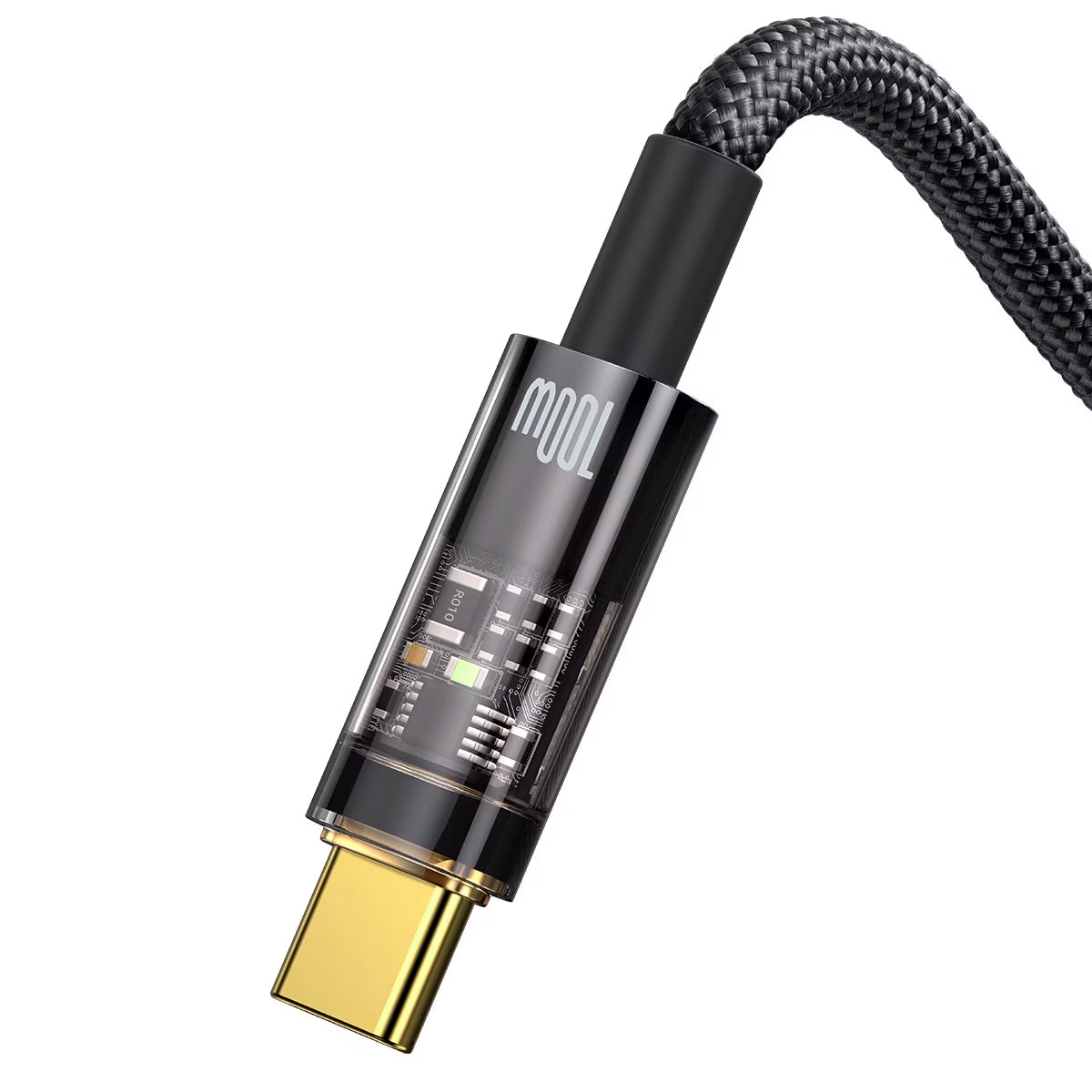 Cable de Datos y Carga USB-A a USB-C Baseus Explorer, 100W, 2m, Negro CATS000301