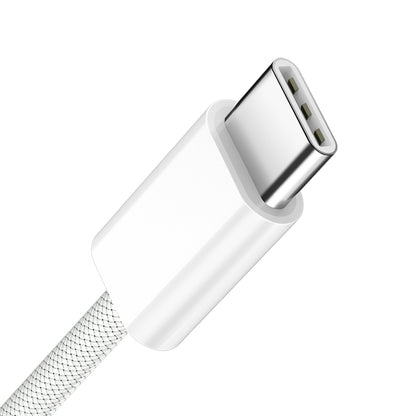 Cable de Datos y Carga USB-C - USB-C BWOO BO-X284, 60W, 1m, Blanco