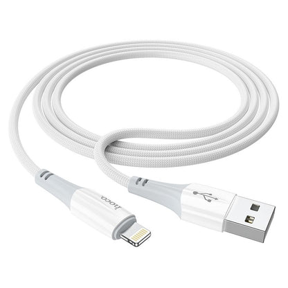 Cable de Datos y Carga USB-A - Lightning HOCO X70, 18W, 1m, Blanco
