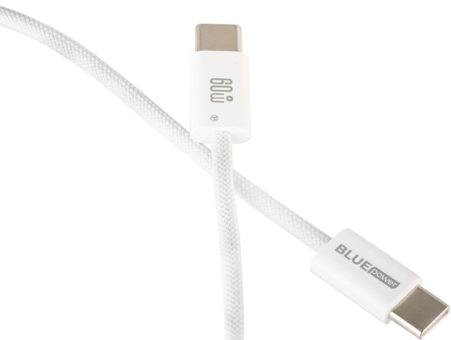 Cable de Datos y Carga USB-C - USB-C Blue Power NB-Q273, 60W, 1m, Blanco