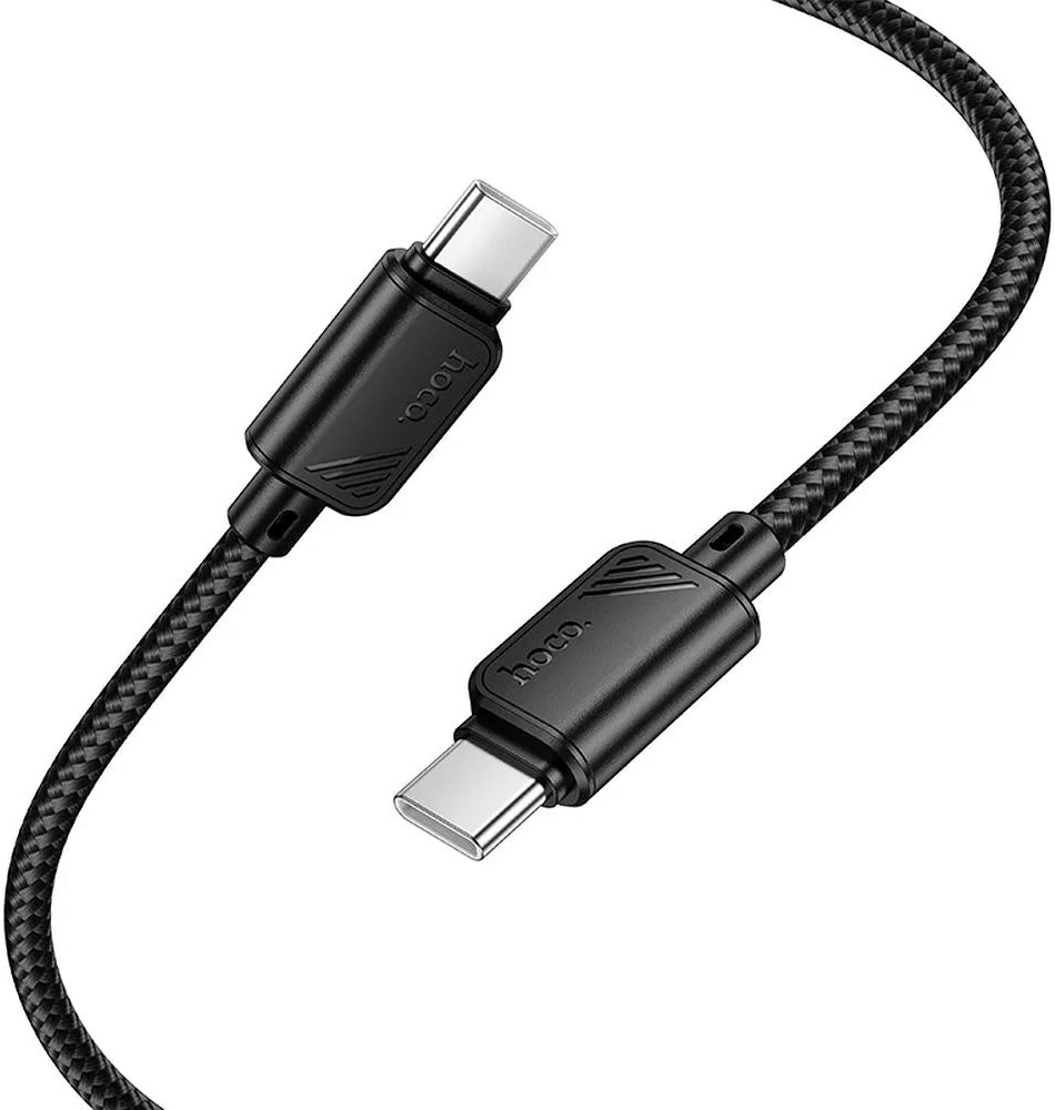Cable de Datos y Carga USB-C - USB-C HOCO X113, 60W, 1m, Negro