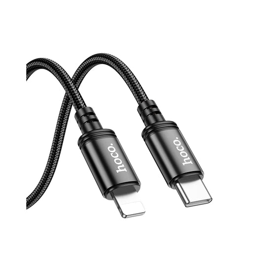 Cable de Datos y Carga USB-C - Lightning HOCO X89, 27W, 2m, Negro