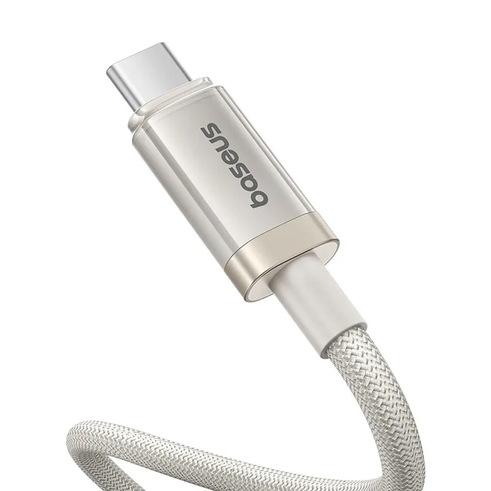 Cable de Datos y Carga USB-C - USB-C Baseus Titanium, 100W, 1m, Plateado P10378100G21-00