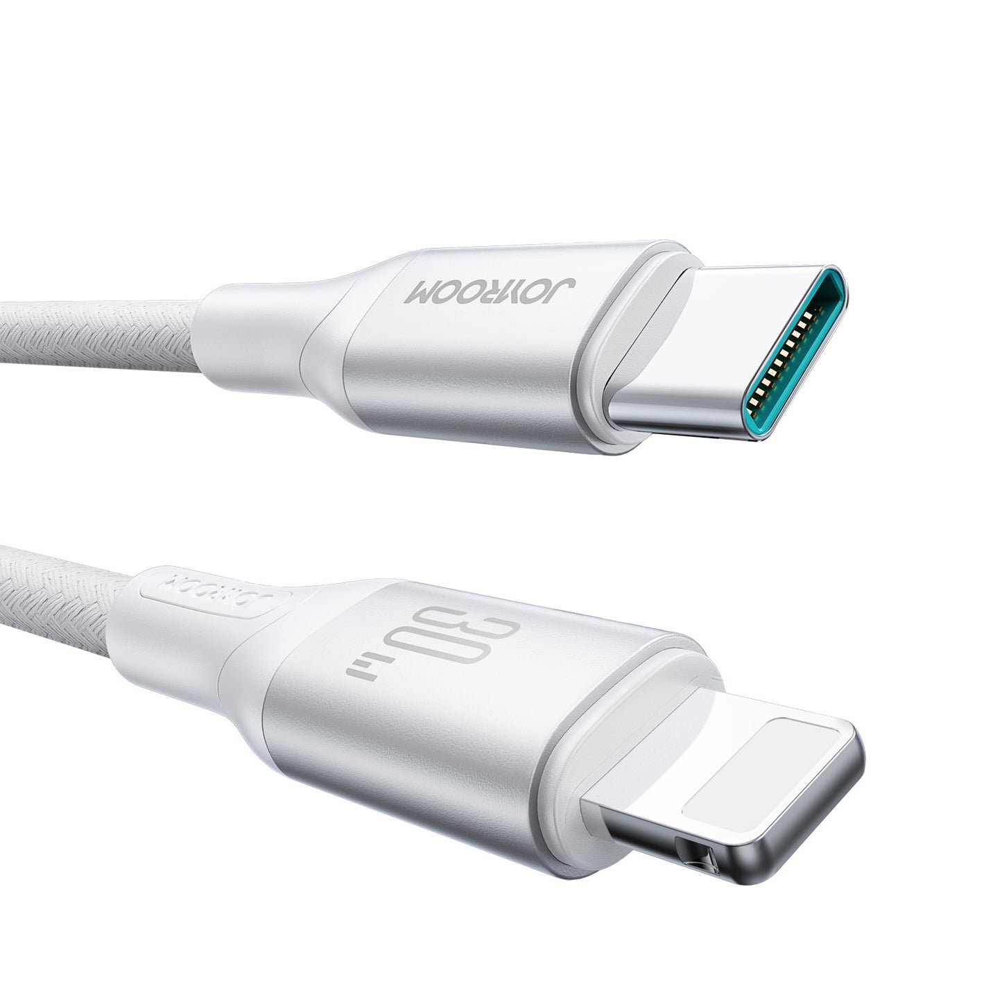 Cable de Datos y Carga USB-C - Lightning Joyroom S-A28 Flash, 30W, 1m, Blanco