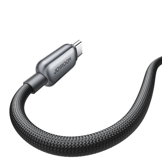 Cable de Datos y Carga USB-C - USB-C Joyroom S-A55 StarFlight Display, 100W, 1.2m, Negro