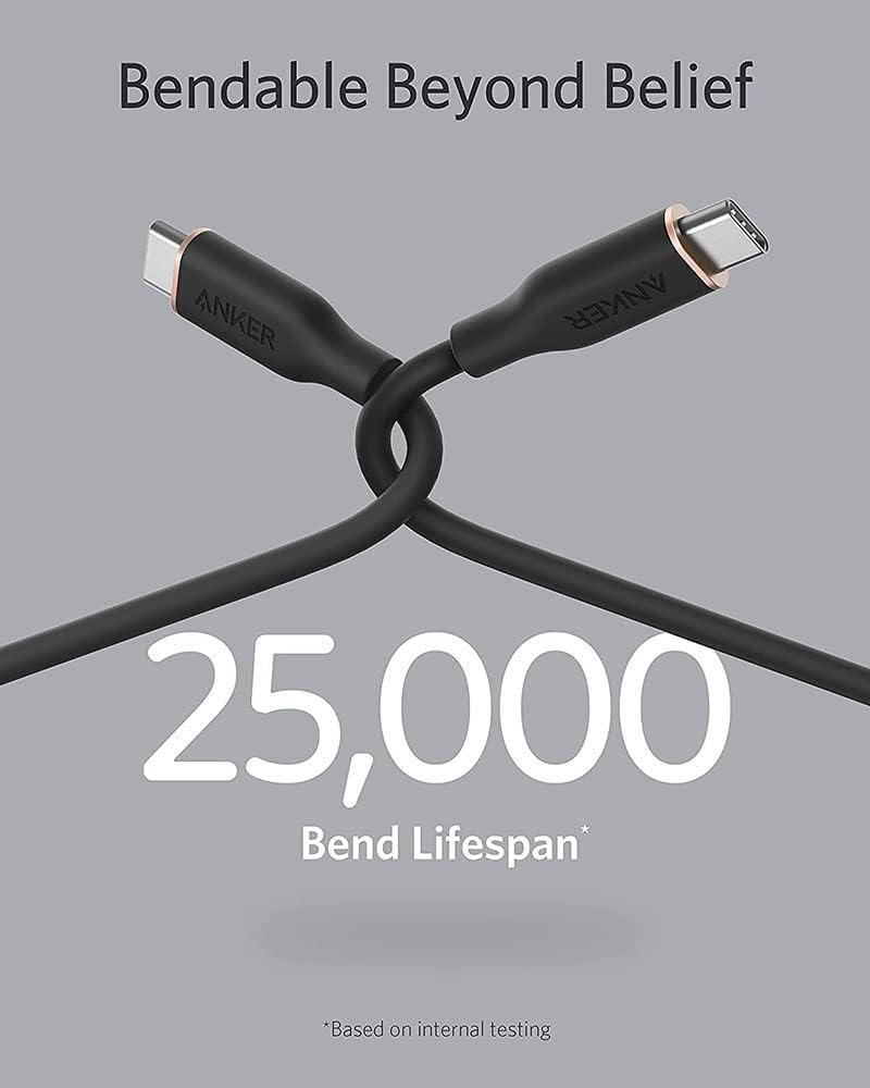 Cable de Datos y Carga USB-C - USB-C Anker PowerLine III, 100W, 0.9m, Negro A8552H11