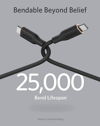 Cable de Datos y Carga USB-C - USB-C Anker PowerLine III, 100W, 0.9m, Negro A8552H11