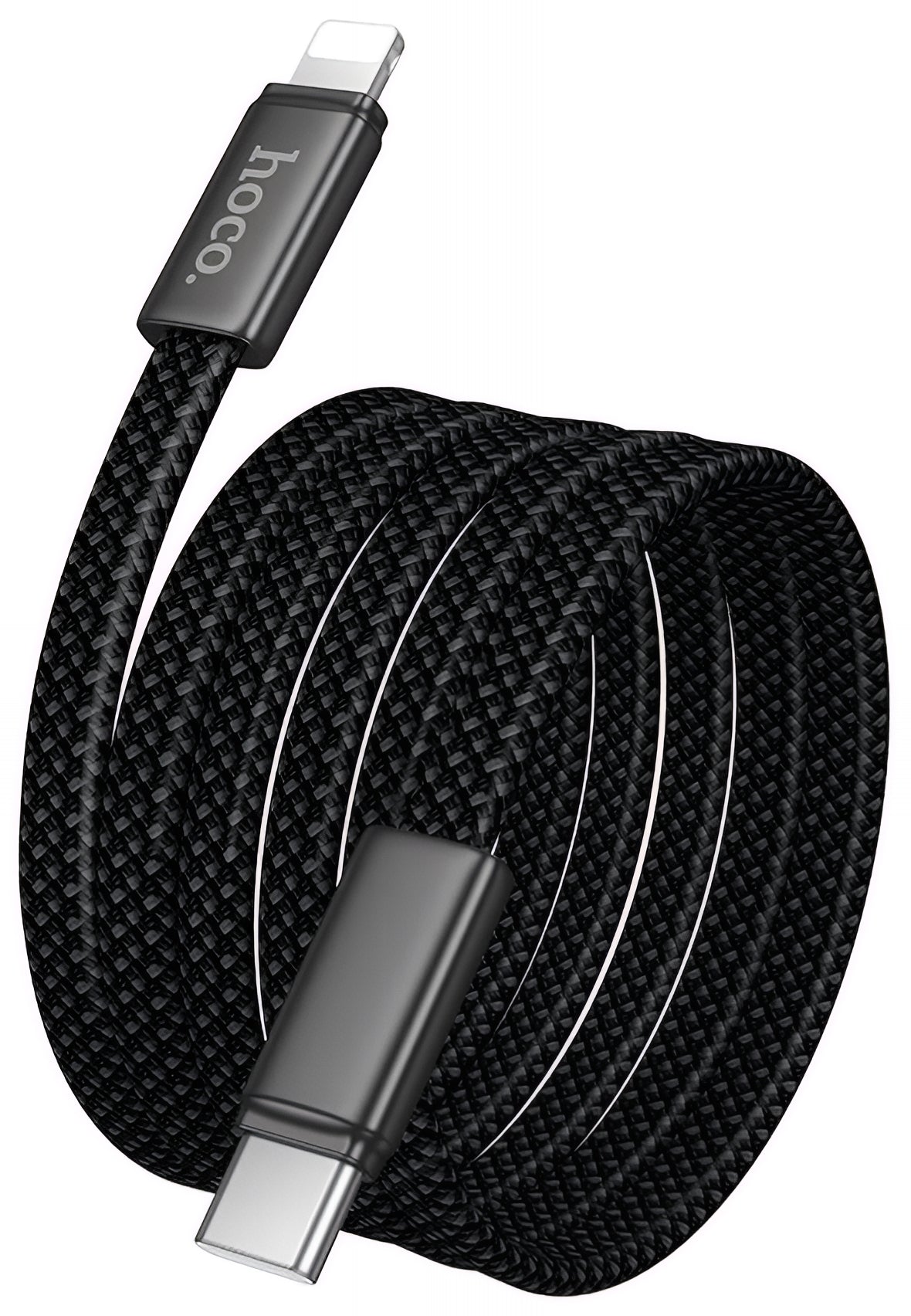 Cable de Datos y Carga USB-C - Lightning HOCO X125, 30W, 1m, Negro