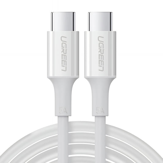 Cable de Datos y Carga USB-C - USB-C UGREEN US300, 100W, 2m, Blanco