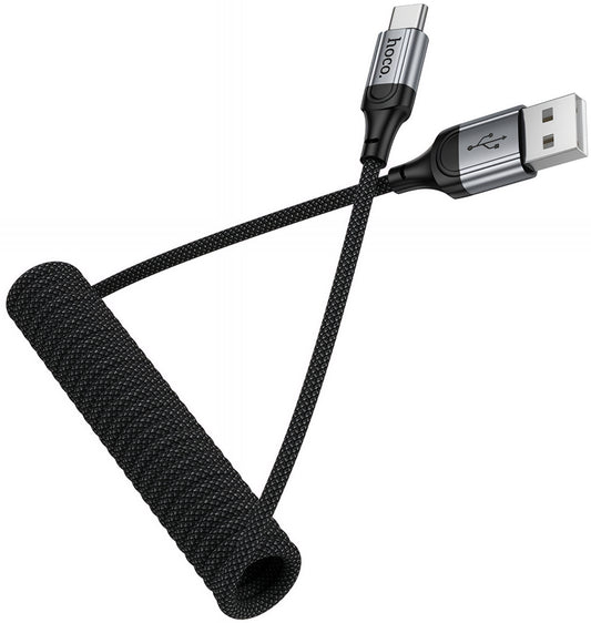 Cable de Datos y Carga USB-A - USB-C HOCO X121, 18W, 1.5m, Negro