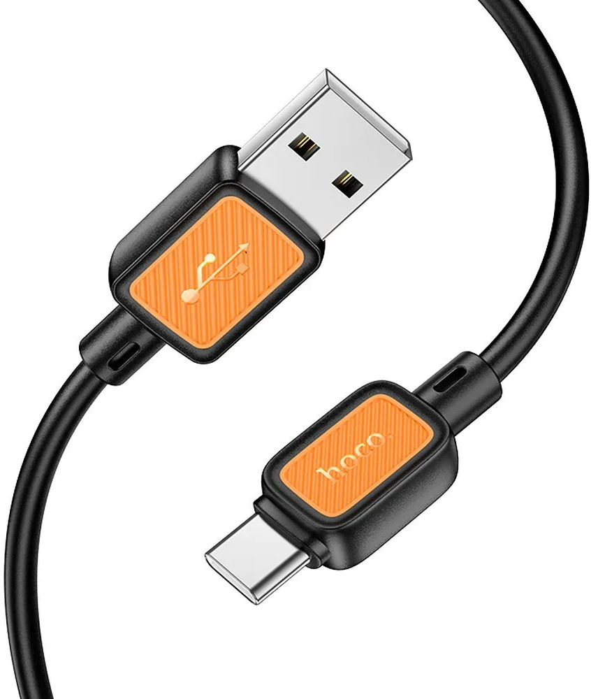 Cable de Datos y Carga USB-A - USB-C HOCO X108, 18W, 1m, Negro