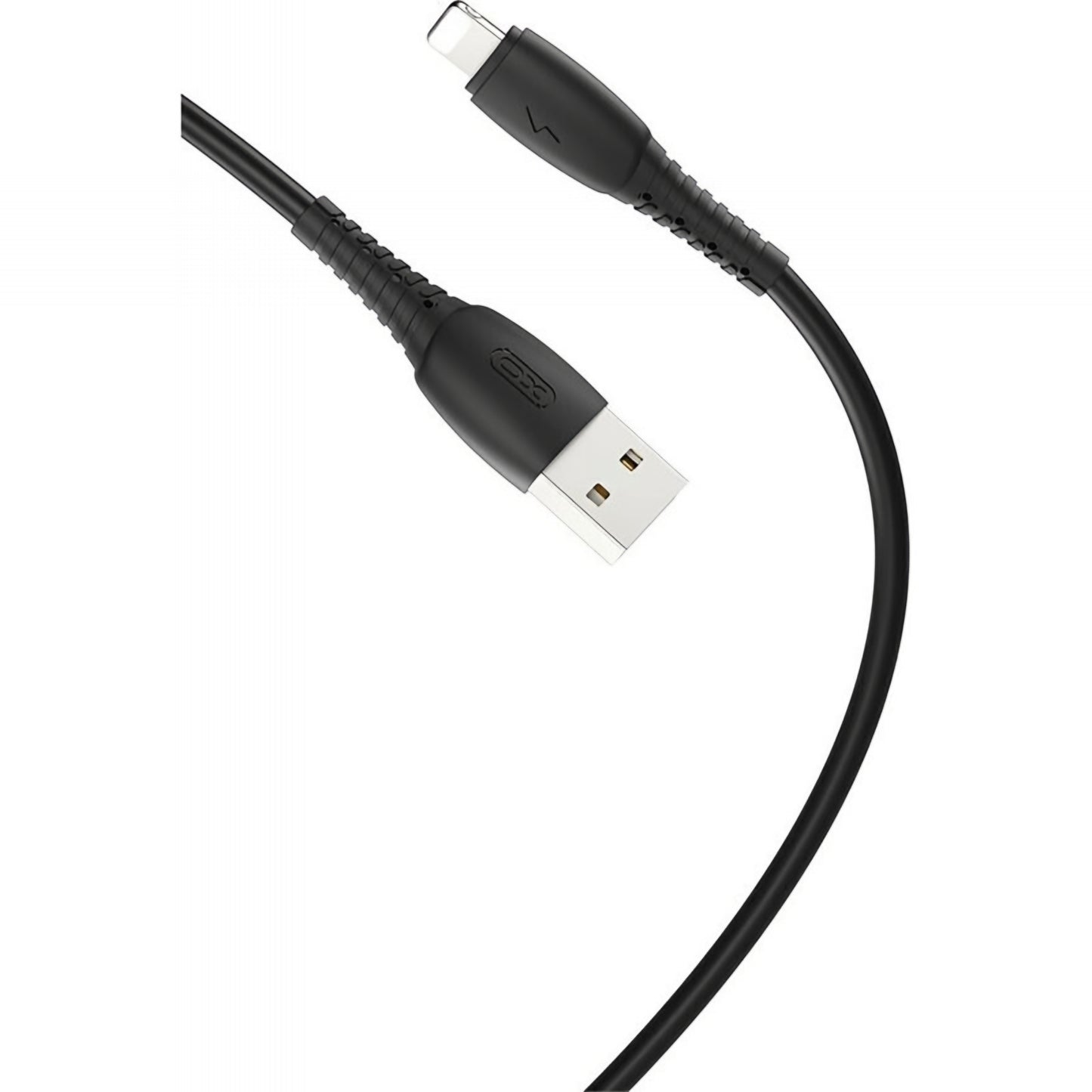 Cable de Datos y Carga USB-A - Lightning XO Design NB-P163, 18W, 1m, Negro