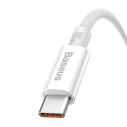 Cable de Datos y Carga USB-A - USB-C Baseus Superior Series, 100W, 1m, Blanco P10320102214-01