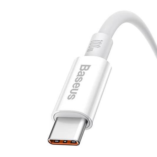 Cable de Datos y Carga USB-A - USB-C Baseus Superior Series, 100W, 1m, Blanco P10320102214-01