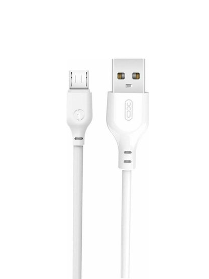 Cable de Datos y Carga USB-A - microUSB XO Design NB103, 18W, 2m, Blanco
