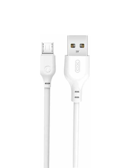 Cable de Datos y Carga USB-A - microUSB XO Design NB103, 18W, 2m, Blanco