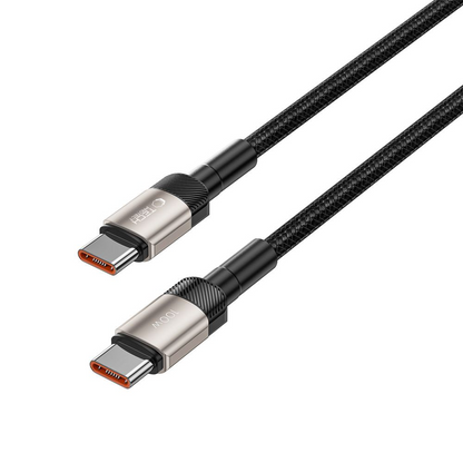 Cable de Datos y Carga USB-C - USB-C Tech-Protect Ultraboost EVO, 100W, 1m, Plateado