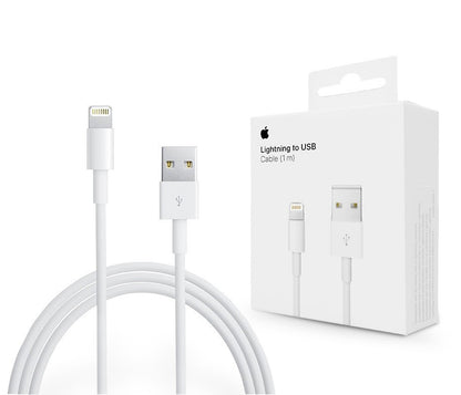 Cable de Datos y Carga USB-A - Lightning Apple A1480, 18W, 1m, Blanco MUQW3ZM/A