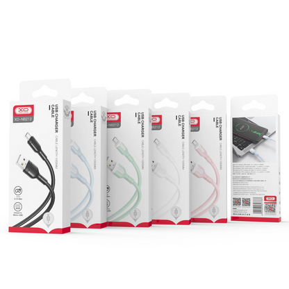 Cable de Datos y Carga USB-A - microUSB XO Design NB212, 18W, 1m, Blanco