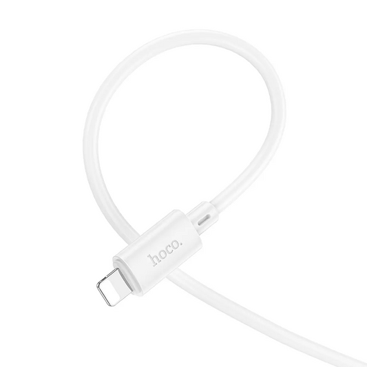 Cable de Datos y Carga USB-C - Lightning HOCO X88, 20W, 1m, Blanco