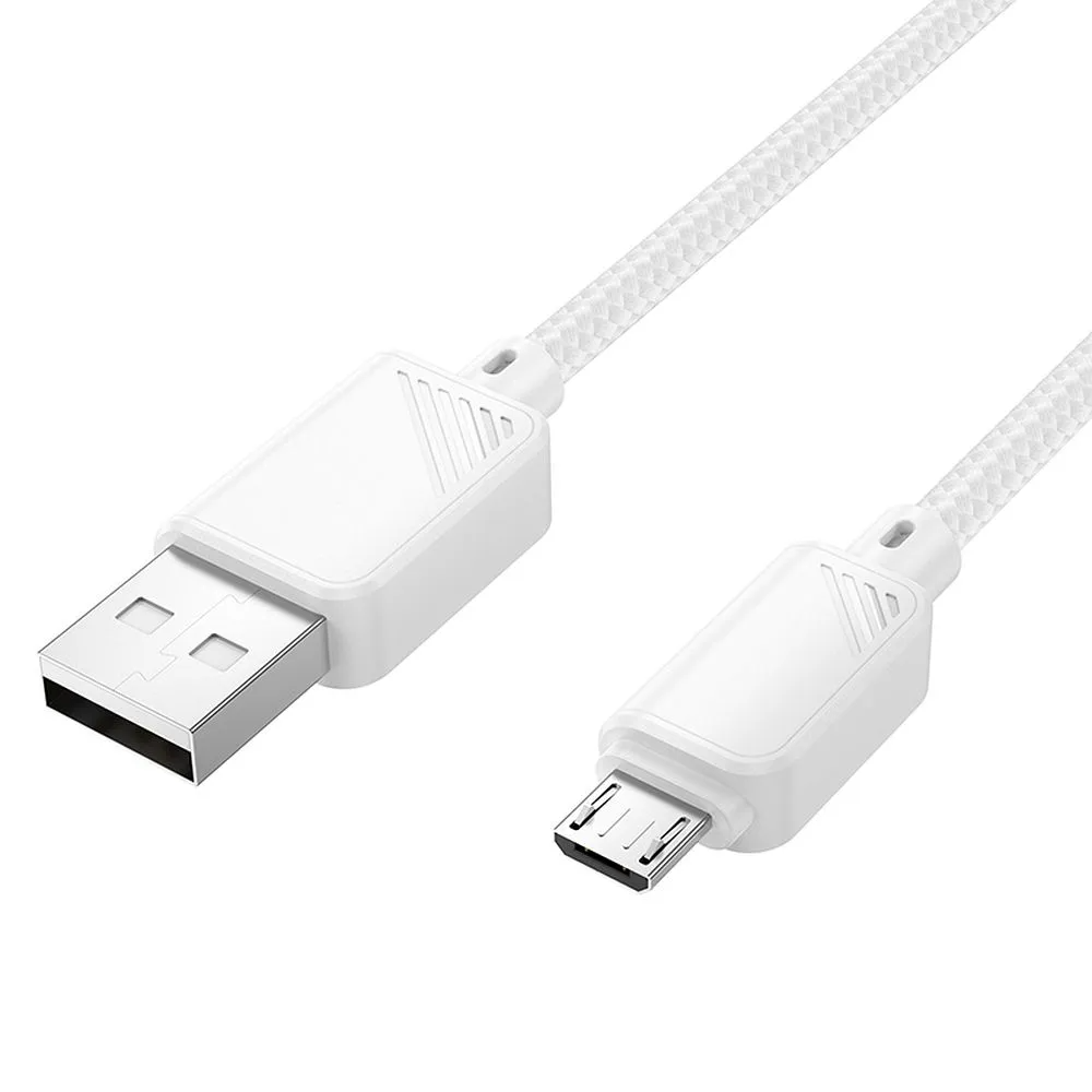 Cable de Datos y Carga USB-A - microUSB HOCO X113, 18W, 1m, Blanco