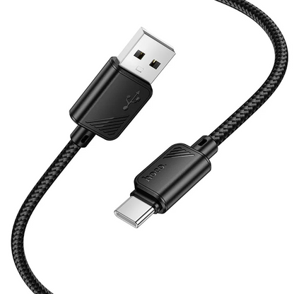 Cable de Datos y Carga USB-A - USB-C HOCO X113, 18W, 1m, Negro