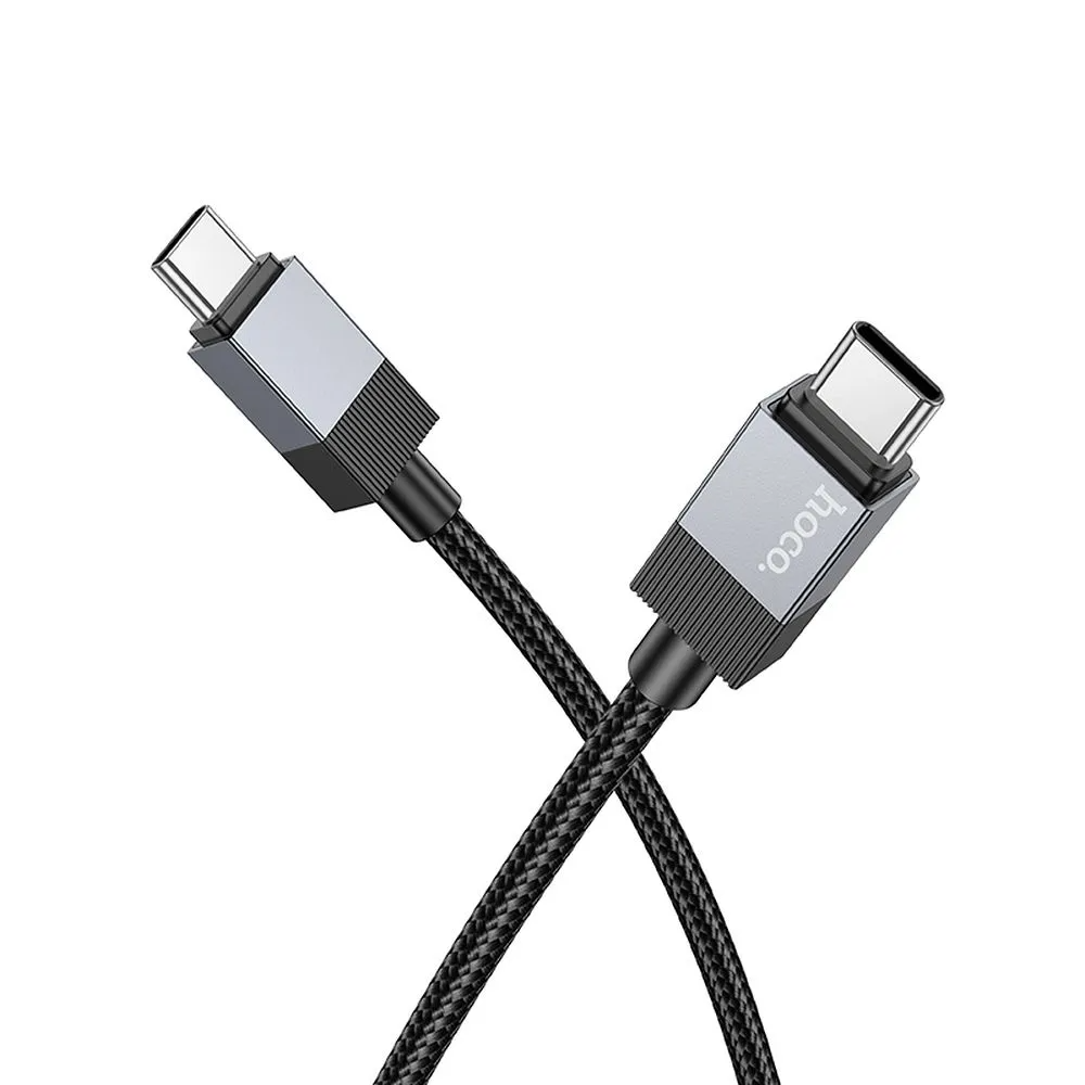 Cable de Datos y Carga USB-C - USB-C HOCO X110, 60W, 1m, Negro
