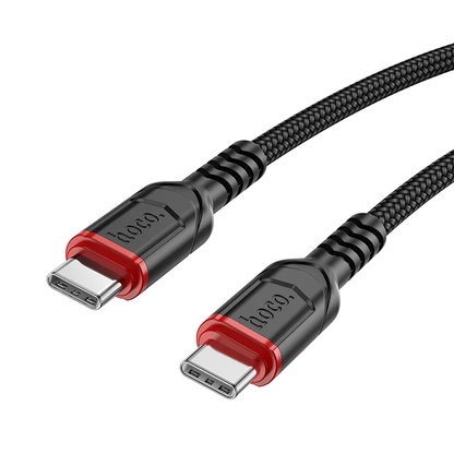 Cable de Datos y Carga USB-C - USB-C HOCO X59 Victory, 60W, 3m, Negro