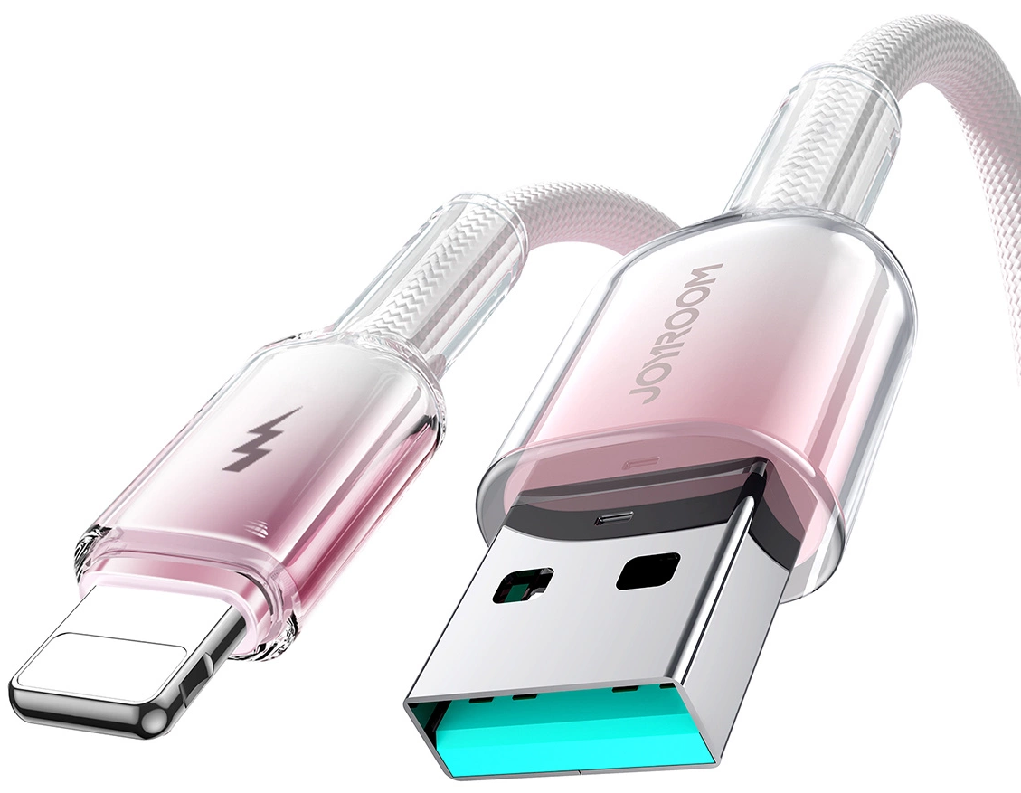 Cable de Datos y Carga USB-A - Lightning Joyroom S-A42, 18W, 1.2m, Blanco