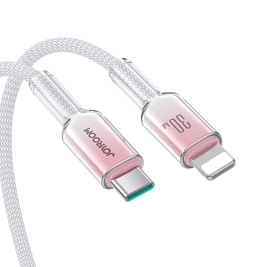 Cable de Datos y Carga USB-C - Lightning Joyroom S-A42, 30W, 1.2m, Blanco