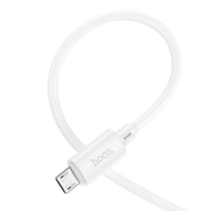 Cable de Datos y Carga USB-A - microUSB HOCO X88, 18W, 2m, Blanco
