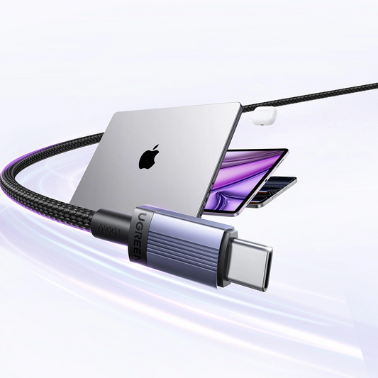 Cable de Datos y Carga USB-C - USB-C UGREEN, 100W, 1m, Negro