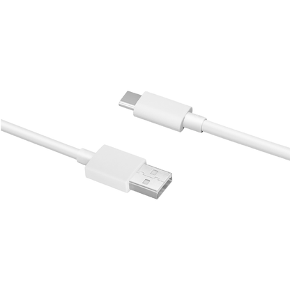 Cable de Datos y Carga USB-A - USB-C Oppo DL129, 1m, Blanco 611602000006