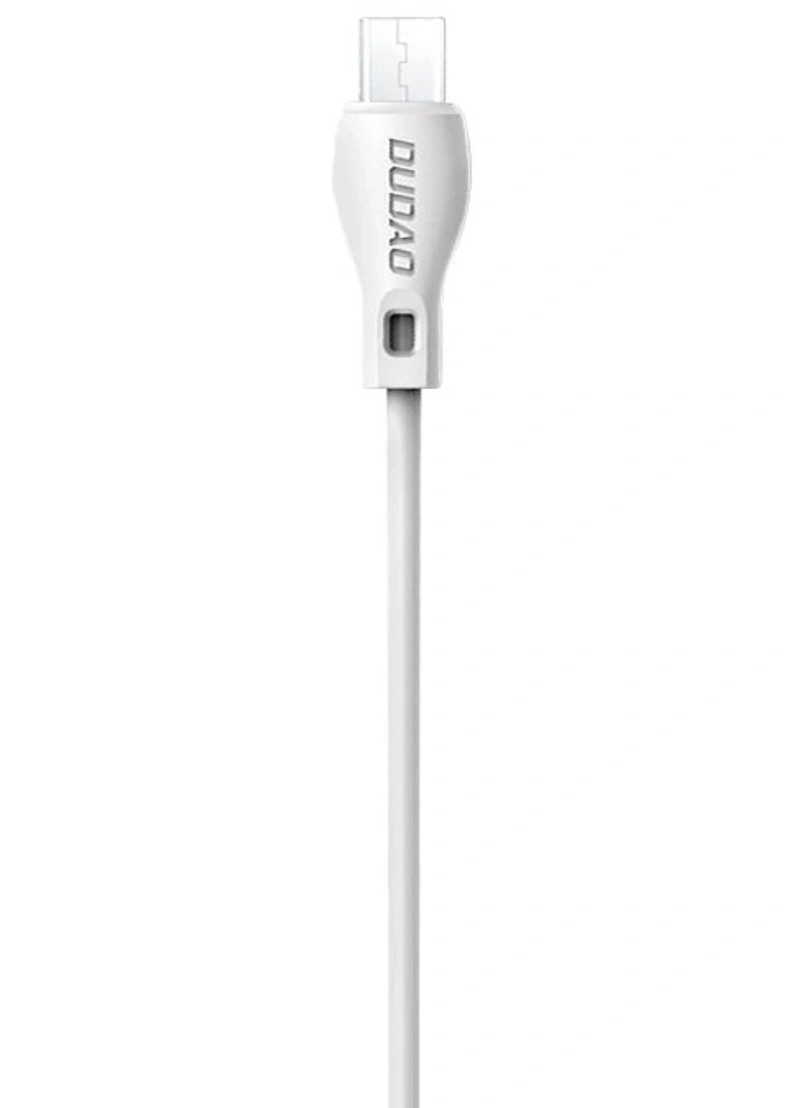 Cable de Datos y Carga USB-A - microUSB Dudao L4M, 18W, 1m, Blanco