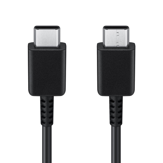 Cable de carga y datos USB-C - USB-C Samsung EP-DA705, 25W, 1m, Negro EP-DA705BBEGWWW