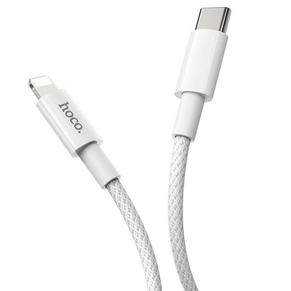 Cable de Datos y Carga USB-C - Lightning HOCO X56, 20W, 1m, Blanco
