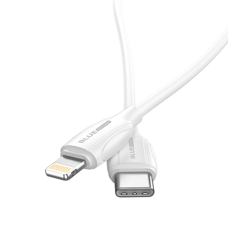 Cable de carga y datos BLUE Power USB-C - Lightning BLUE Power B2BX19, 18W, 2m, Blanco