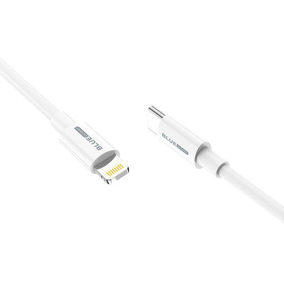 Cable de carga y datos USB-C - Lightning BLUE Power BBX36, 18 W, 1 m, blanco