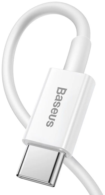 Cable de carga y datos USB-C - Lightning Baseus Superior Series, 20 W, 1,5 m, blanco CATLYS-B02 