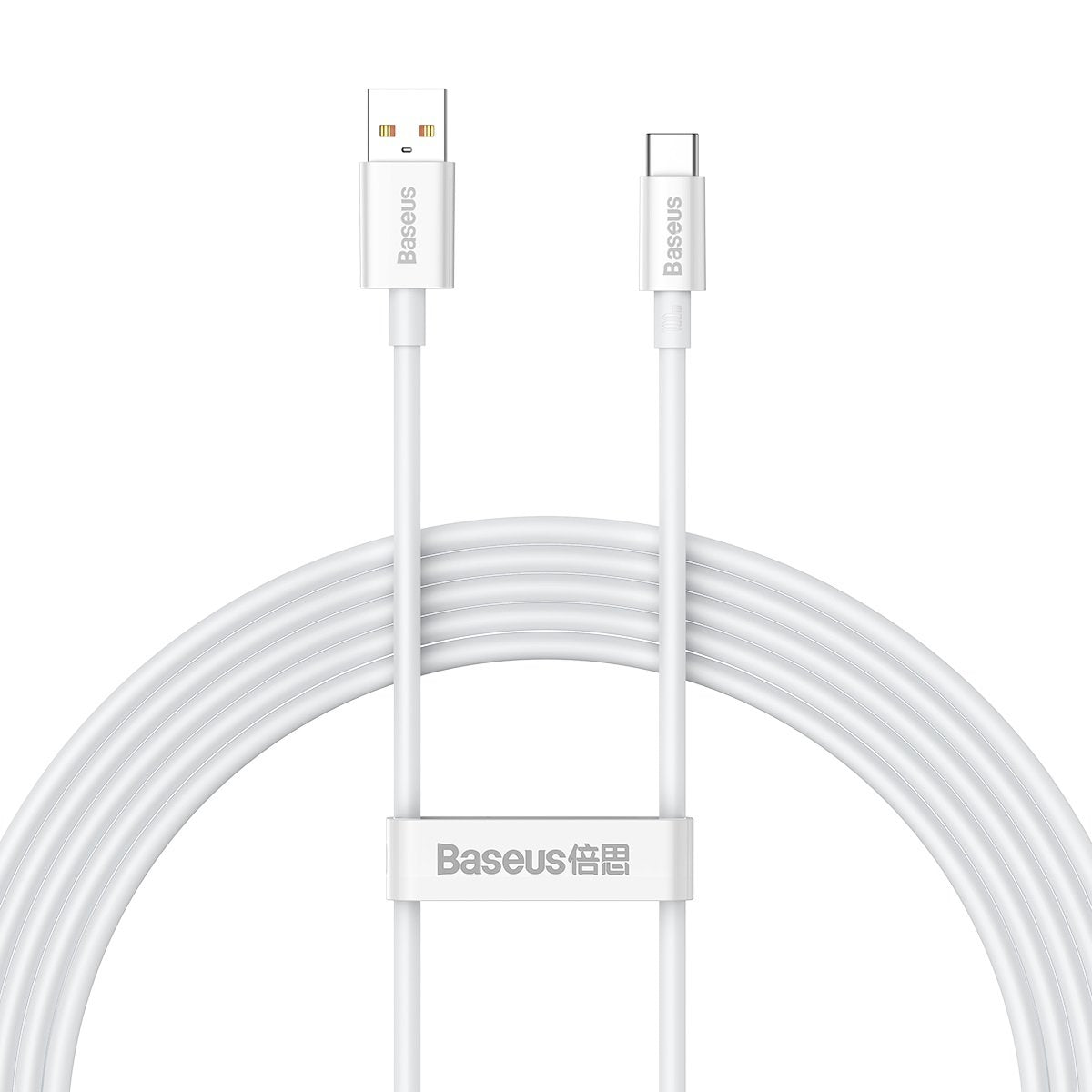 Cable de datos y carga USB-A - USB-C Baseus Superior Series, 100W, 2m, Blanco CAYS001402 