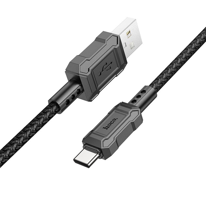 Cable de datos y carga USB-A - USB-C HOCO Leader X94, 18W, 1m, Negro 