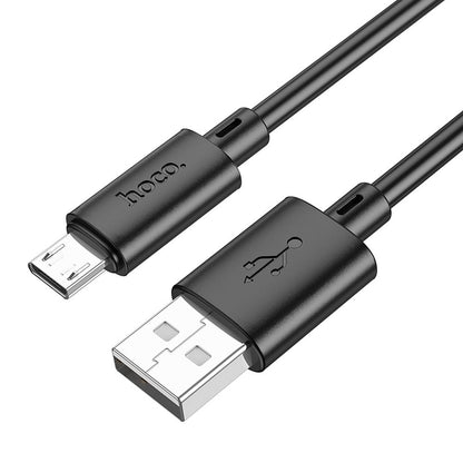 HOCO X88 Cable de carga y datos USB-A - microUSB, 18 W, 1 m, negro 