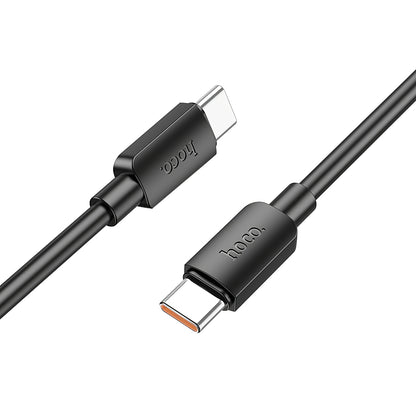 Cable de Datos y Carga USB-C - USB-C HOCO X96, 100W, 1m, Negro