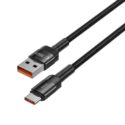 Cable de carga y datos USB-A - USB-C Tech-Protect Ultraboost EVO, 100 W, 0,5 m, negro 